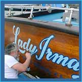 thumbnail of carved sign